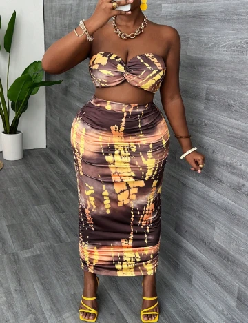 Compleu SHEIN CURVE, mix culori Mix culori