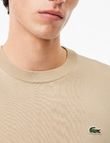 Bluza Lacoste, crem