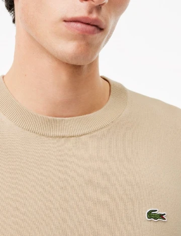 Bluza Lacoste, crem Crem