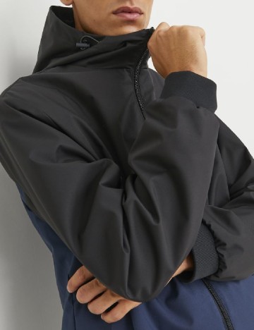 Geaca Jack&Jones, negru/albastru