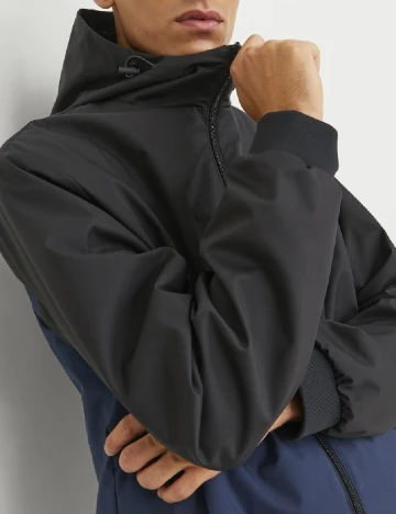 Geaca Jack&Jones, negru/albastru