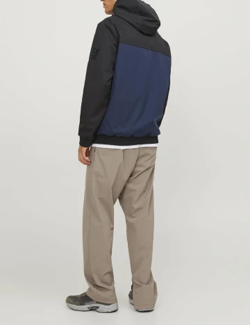 Geaca Jack&Jones, negru/albastru