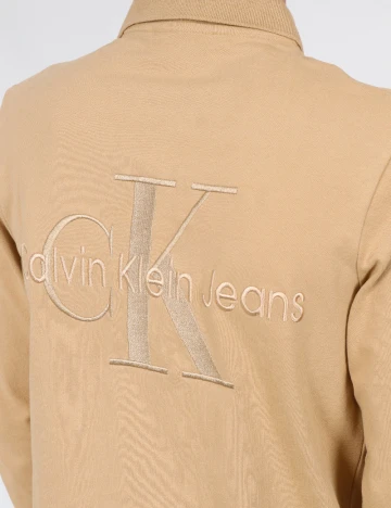 Bluza Calvin Klein Jeans, maro deschis Maro