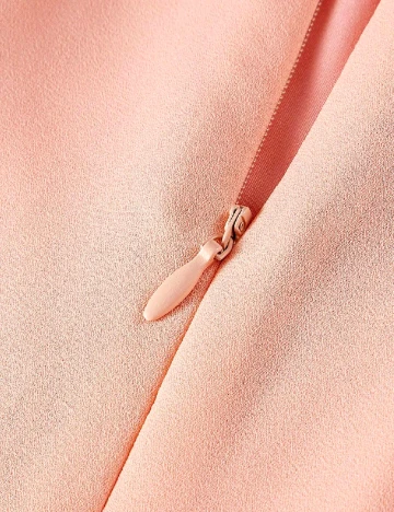 Rochie medie MOTF, piersica