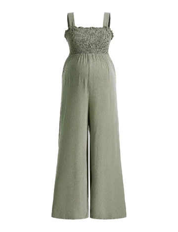 Salopeta SHEIN Maternity, verde