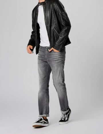 Blugi Jack&Jones, gri inchis Gri