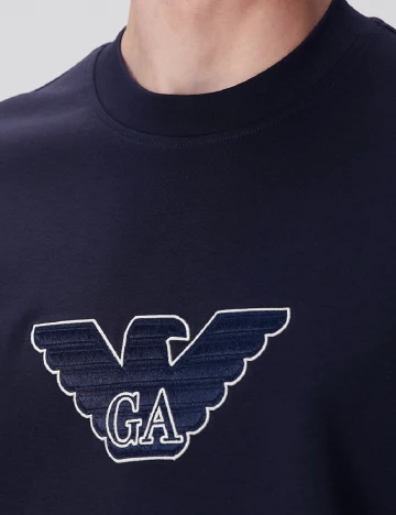 Bluza Emporio Armani, bleumarin inchis Albastru