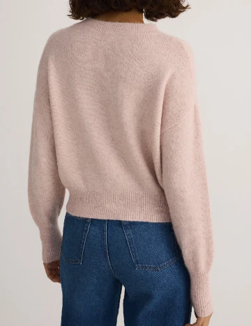 Cardigan Reserved, roz pudra
