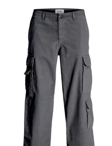 Pantaloni Jack&Jones, gri petrol