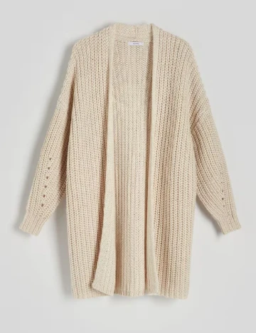 Cardigan Reserved, crem