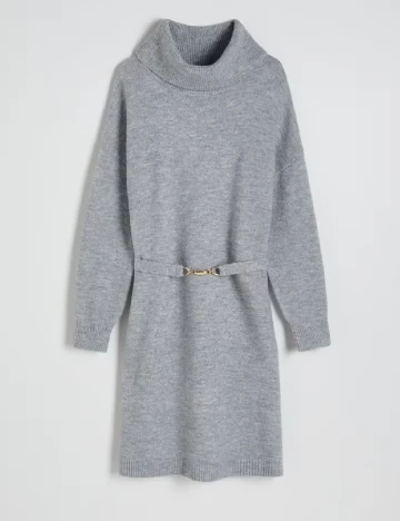 Rochie scurta Reserved, gri Gri