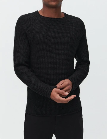 Bluza Reserved, negru Negru