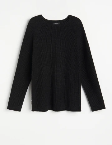 Bluza Reserved, negru Negru