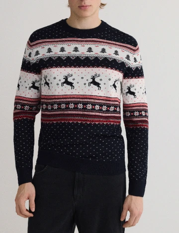 Bluza Reserved, bleumarin inchis Albastru