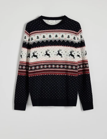 Bluza Reserved, bleumarin inchis Albastru