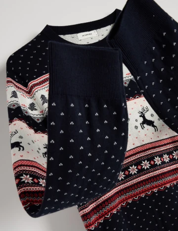 Bluza Reserved, bleumarin inchis Albastru
