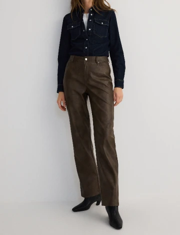 Pantaloni Reserved, maro