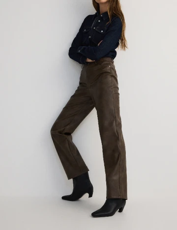 Pantaloni Reserved, maro