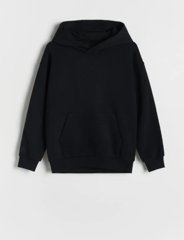 Hanorac Reserved, negru Negru