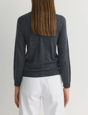 Bluza Reserved, gri inchis