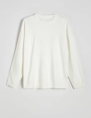 Bluza Reserved, alb Alb