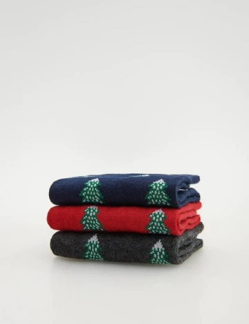 Set sosete 3 bucati Reserved, mix culori