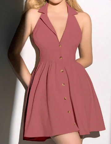 Rochie scurta SHEIN, roz