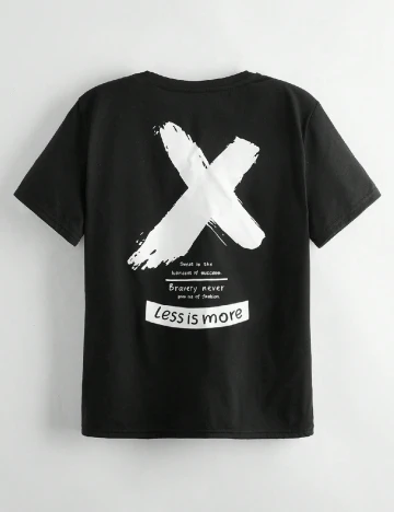Tricou Shein Kids, negru