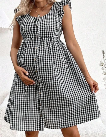 Rochie scurta SHEIN Maternity, negru