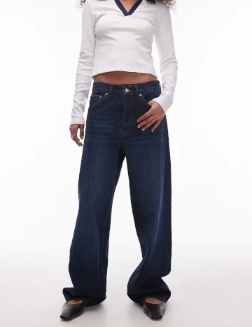 Blugi Top Shop, bleumarin