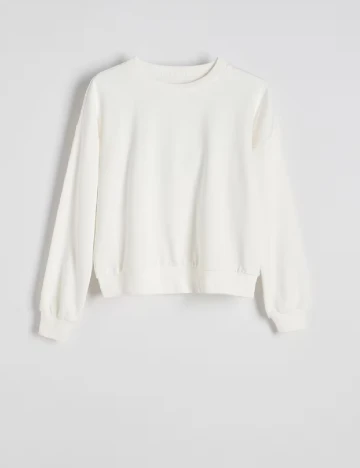 Bluza Reserved, alb Alb