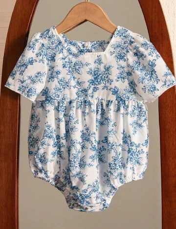 Salopeta Shein Kids, alb