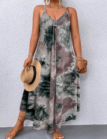 
						Rochie lunga SHEIN CURVE, mix culori