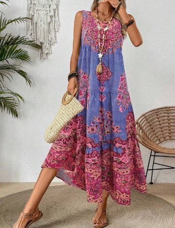 
						Rochie lunga SHEIN, mix culori