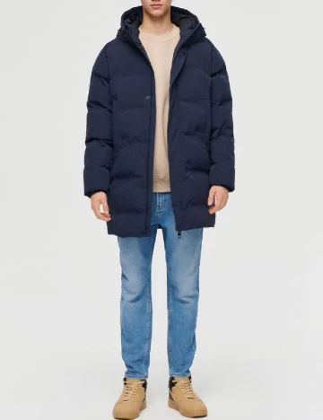 Geaca House Brand, bleumarin Albastru