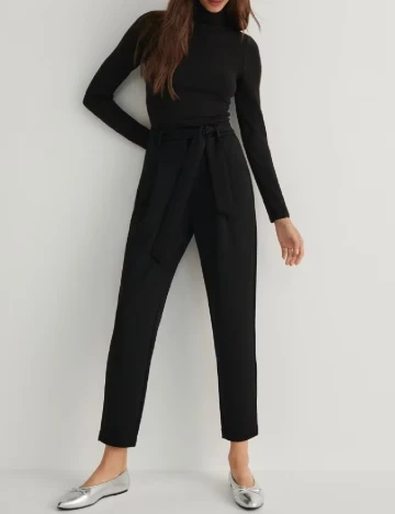 Pantaloni Reserved, negru