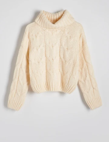 Pulover Reserved, crem