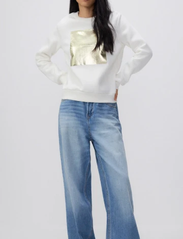 Bluza Reserved, alb