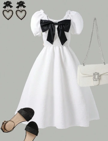 Rochie Shein Kids, alb