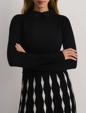 Pulover Reserved, negru