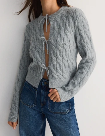 Cardigan Reserved, gri