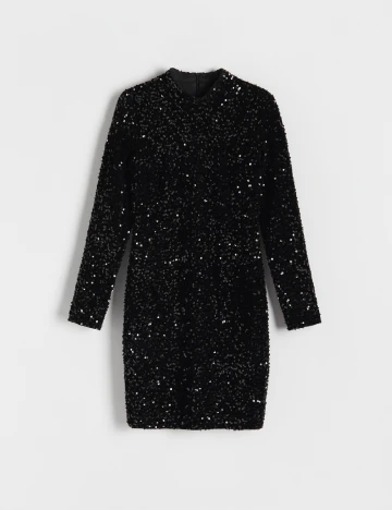 Rochie scurta Reserved, negru