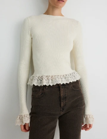 Bluza Reserved, ecru