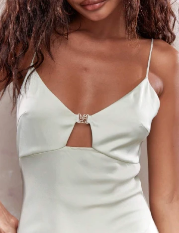 Rochie lunga Missguided, verde