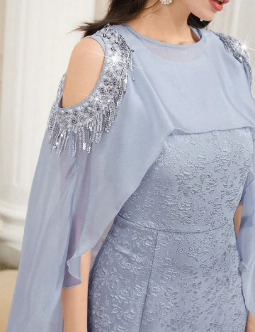 Rochie lunga SHEIN, albastru