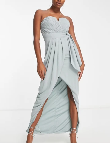 Rochie lunga TFNC London, turcoaz