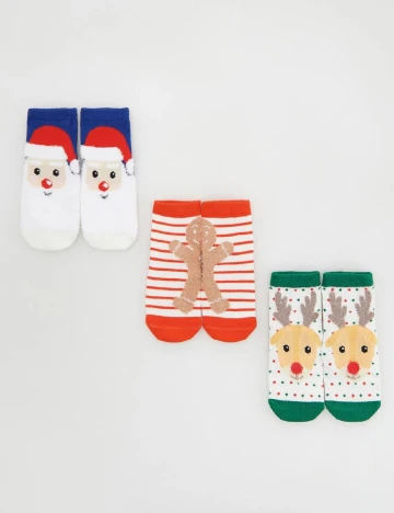 Set sosete 3 perechi Reserved, mix culori Mix culori