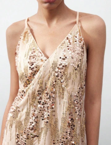 Rochie medie SHEIN, crem