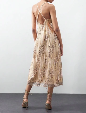 Rochie medie SHEIN, crem