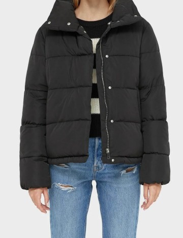 
						Geaca Stradivarius, negru